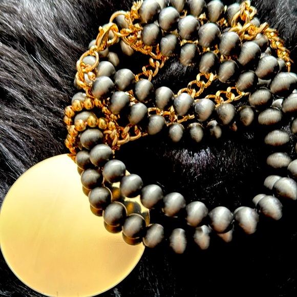 Two Tone Walk in Faith Necklace Set - Picture 4 of 6